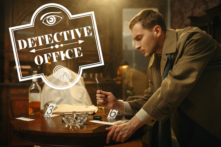 Detective-Office-Escape Room Game