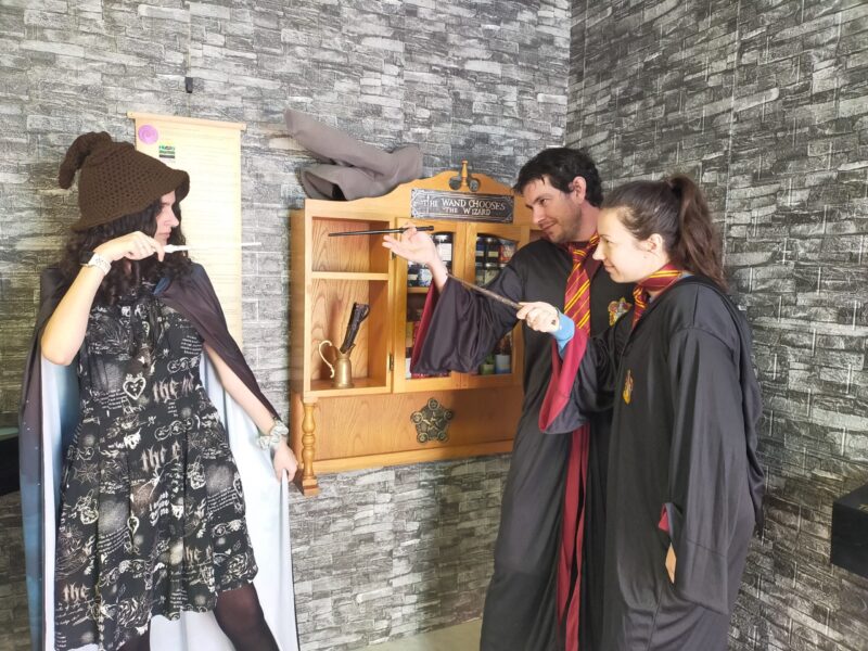 family Having fun in Xscape Spaces escape rooms